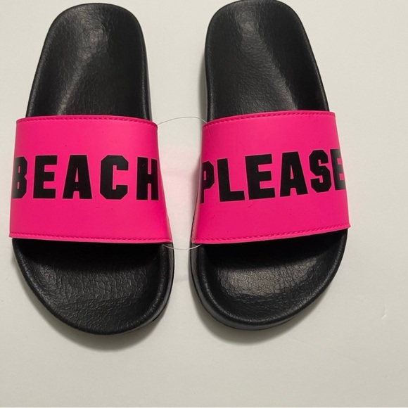 Victoria's Secret Pink Cross Slides. Size 5-6 Small. NWT - Picture 5 of 13